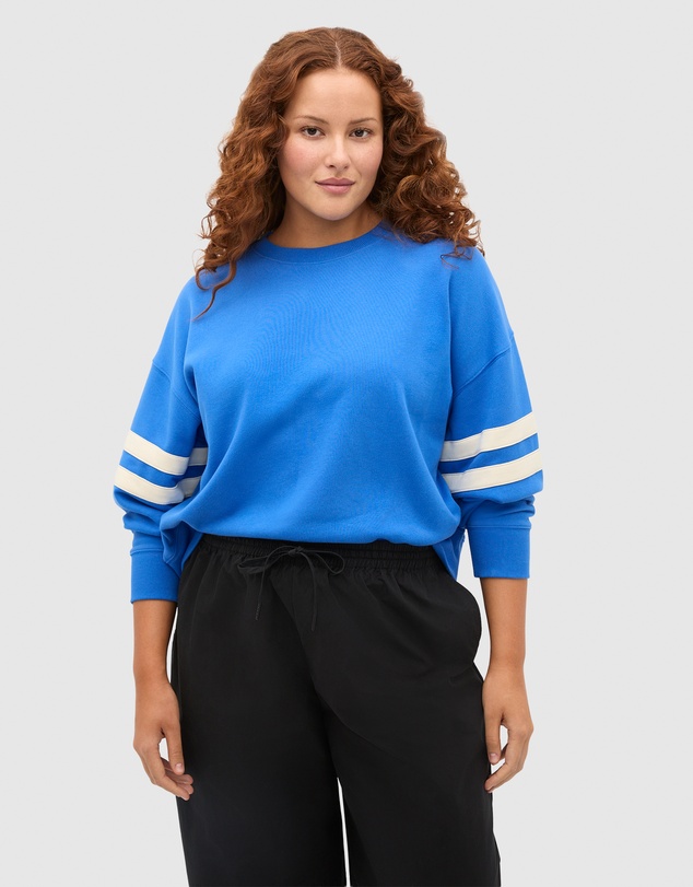 Seed Heritage - Contrast Detail Crew Neck Sweat