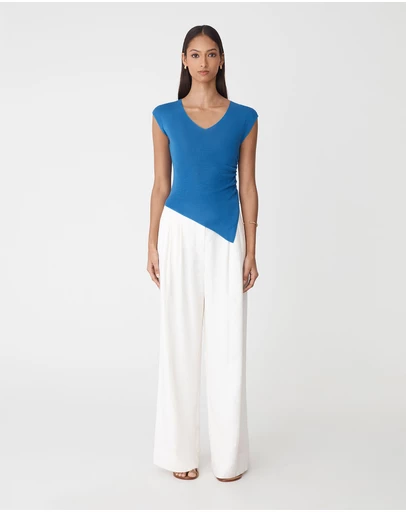 Forcast - Galina Ruched Lyocell Knit