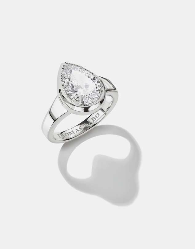 THOMAS SABO - THOMAS SABO Ring with zirconia in teardrop shape