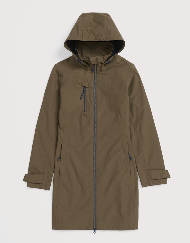 Seasalt - Seasalt Cornwall Green Coverack Waterproof Coat