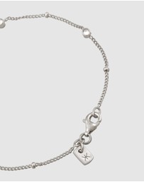 Kuzzoi - ICONIC EXCLUSIVE - Bracelet Male Ball White Crystals 925 Sterling Silver