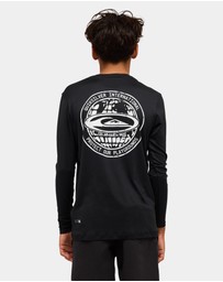 Quiksilver - Boys 8 to 16 Long Sleeve Surf Shirt