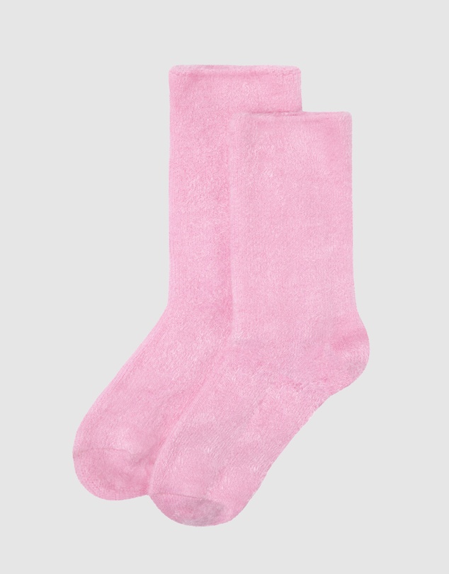 Bamboozld - 3 Pack Fluffy Bamboo Lounge Bed Crew Socks