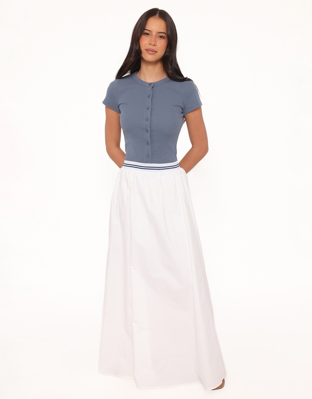 Petal & Pup - Christine Maxi Skirt - White