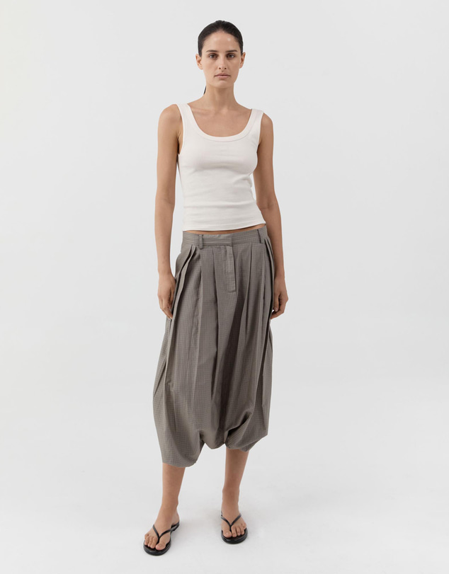 St. Agni - Organic Cotton Scooped Ballerina Top