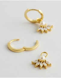 Native Sol - Celestine Pearl Earrings