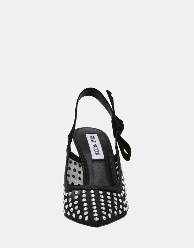 Steve Madden - Bri Black Lace Heels