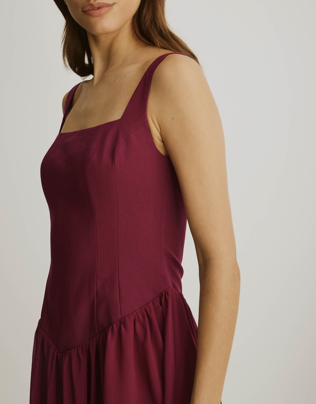Atmos&Here - Sophie V-Waist Mini Dress
