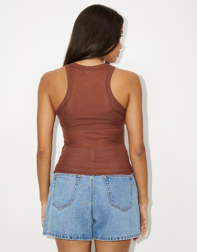 Dazie - Too Good Sheer Tank Top
