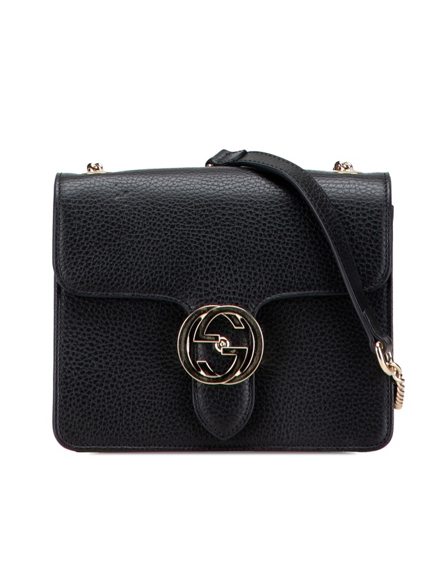 Pre-Loved by Azura Reborn - Pre-Loved Small Dollar Calfskin Interlocking G Crossbody