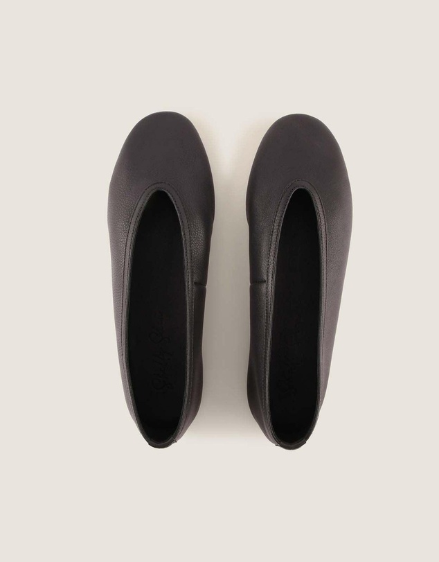 Shelly Shen - Salem Ballet Flats Black Leather