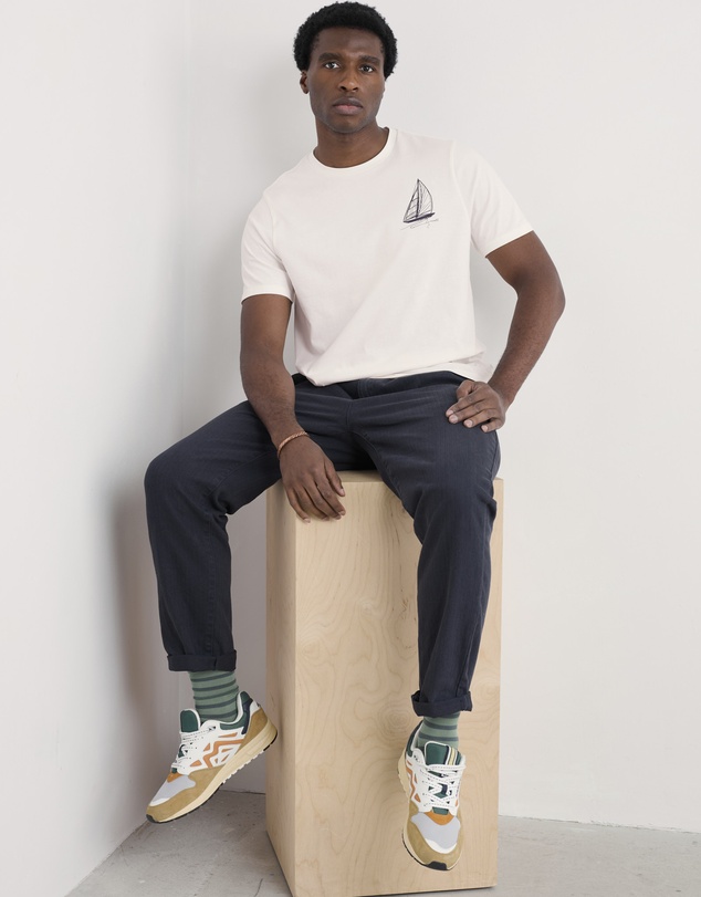 Seasalt - Seasalt Cornwall White Loggerhead T-Shirt