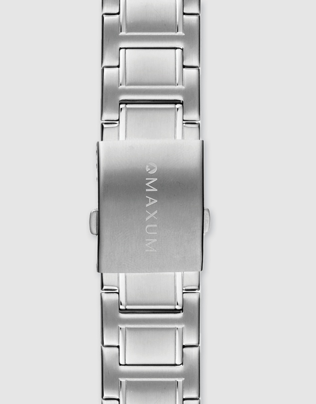 Maxum - Lansdowne Band - Silver Tone Bracelet