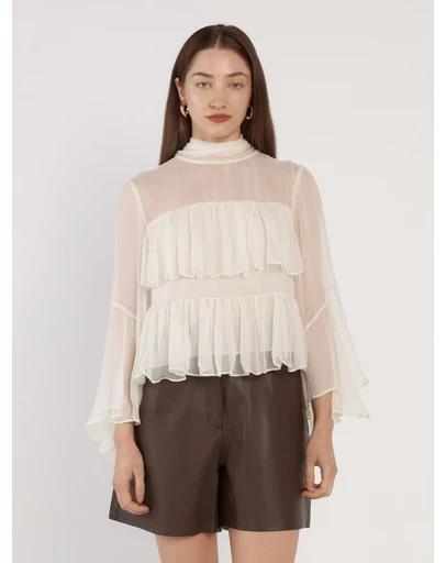 Fate + Becker - Sienna Ruffle Blouse