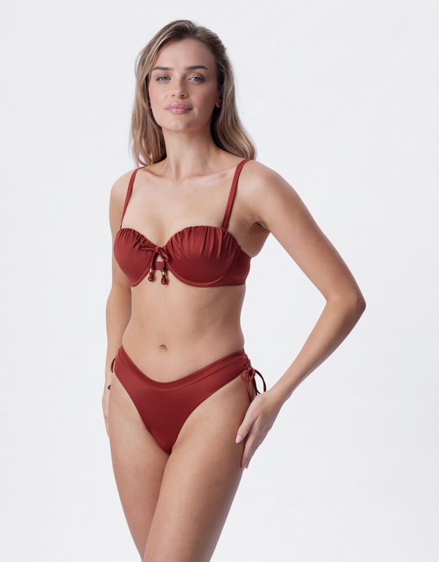 Bras N Things - Corsica Strapless Balconette Bra - Rust