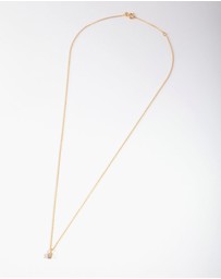 Lovisa - Gold Plated Sterling Silver Baby Cubic Zirconia Necklace