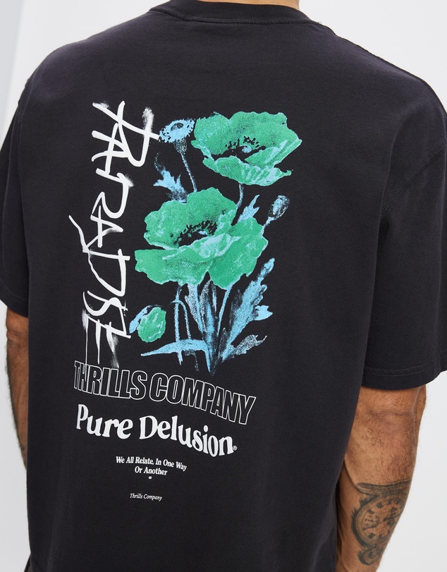 Thrills - Pure Delusion Box Fit Oversized Short Tee
