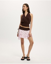 Cotton On - Sandy Hanky Hem Mini Skirt