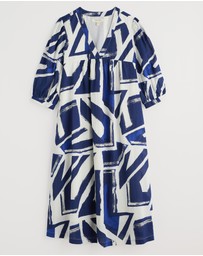 Seasalt - Seasalt Cornwall Harbour Sails Chalk Earth Colours Dress