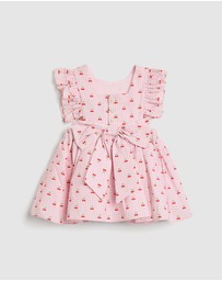 Bardot Junior - Annie Cherry Mini Dress - Babies