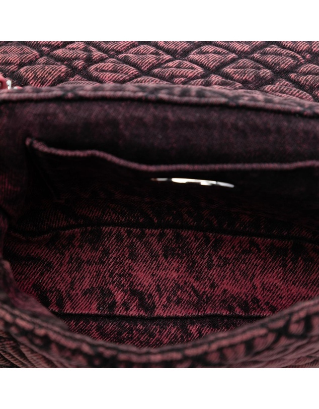 Pre-Loved by Azura Reborn - Pre-Loved Small Square CC Quilted Denimpression Single Flap