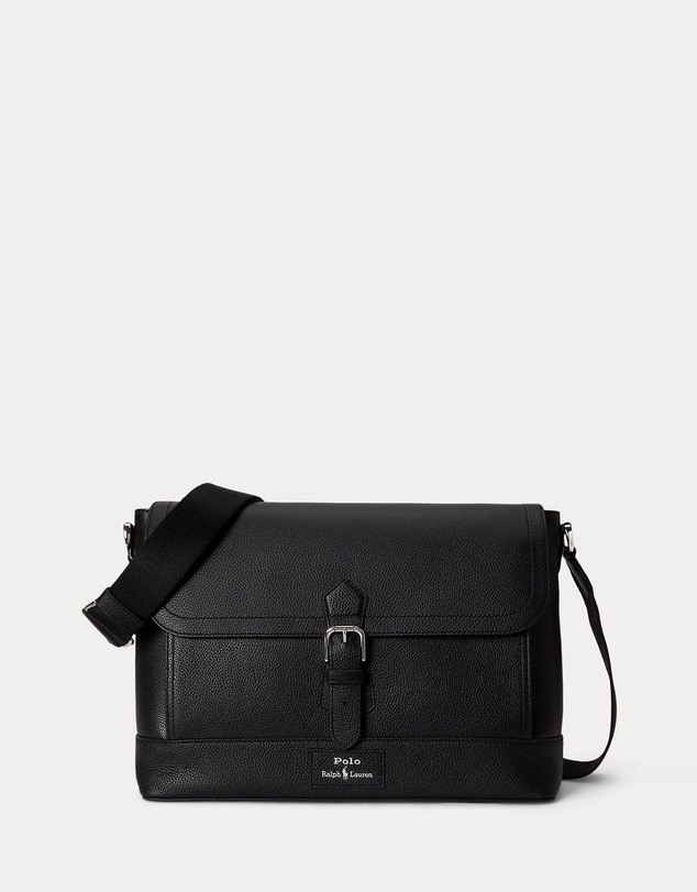 Polo Ralph Lauren - Pebbled Leather Messenger Bag
