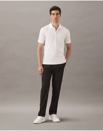 Calvin Klein - Tonal Stripe Jacquard Polo Shirt