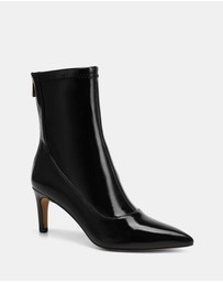 Wittner - Felix Stretch Patent Leather Ankle Boots