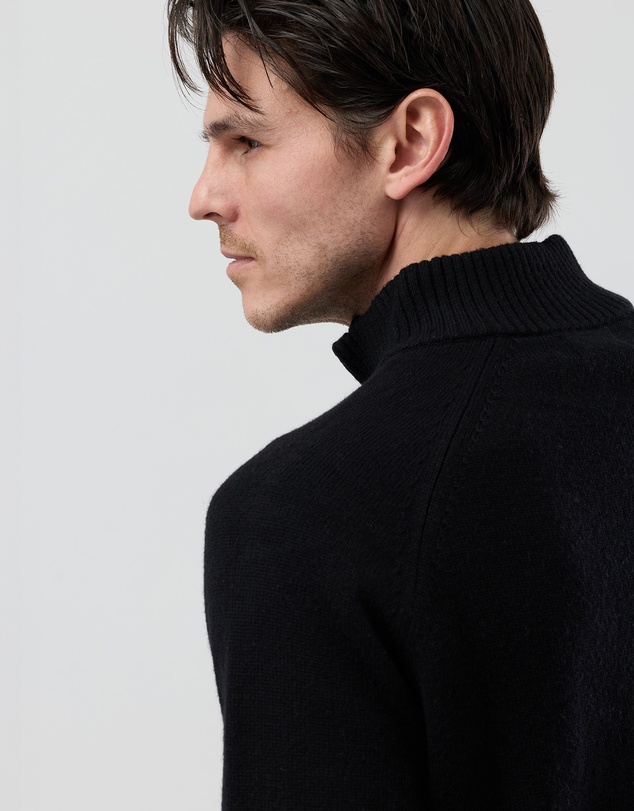 Wayver - Half Zip Wool Blend Knit