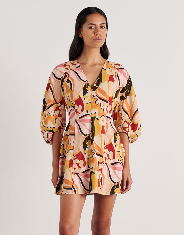 Jag - Lila Mini Dress