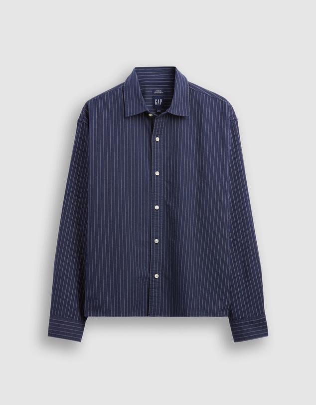 GAP - LS Cropped Oxford Shirt