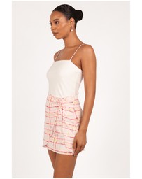 Petal & Pup - Mirha Mini Skirt - Sunset Check