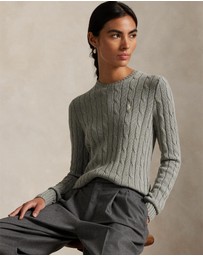 Polo Ralph Lauren - Cable-Knit Cotton Crewneck Sweater