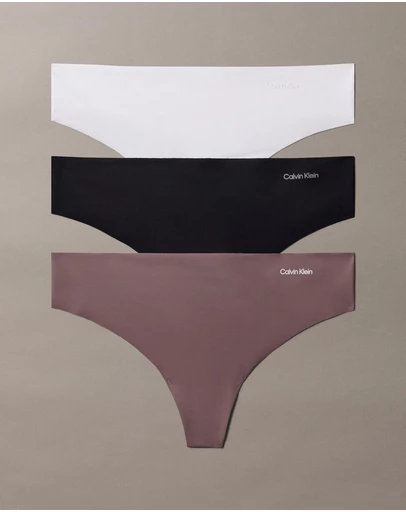 Calvin Klein - 3-Pack Invisibles Micro Thong