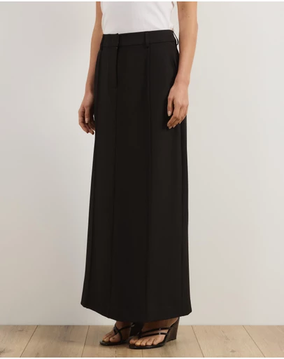 Atmos&Here - Lois Tailored Panelling Maxi Skirt