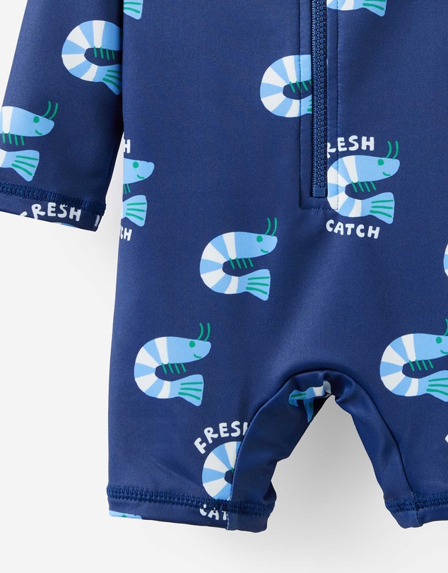 Cotton On Kids - Baby Long Sleeve All In One Swimsuit