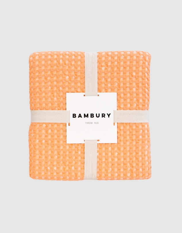 Bambury - Dora Throw Peach