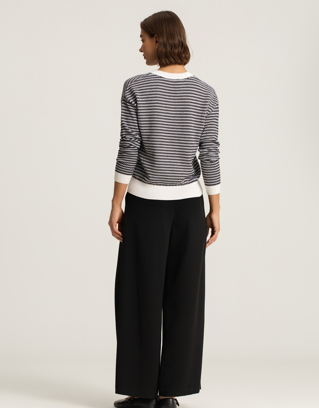 IDA+S - Petra Merino Silk Stripe Pullover