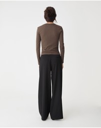 Forcast - Devon Long Sleeve Rib Tee