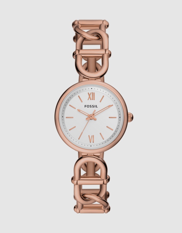 Fossil - Carlie Rose Gold Tone Analogue Watch