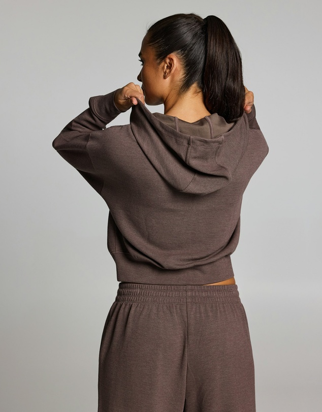 Rockwear - Waffle Jersey Zip Through Hoodie