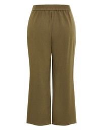City Chic - Plus Size Tori Wide Leg Pant - khaki