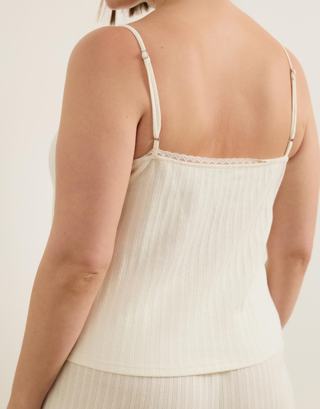 Atmos&Here Curvy - Melody Pointelle Cami Pants Pyjama Set