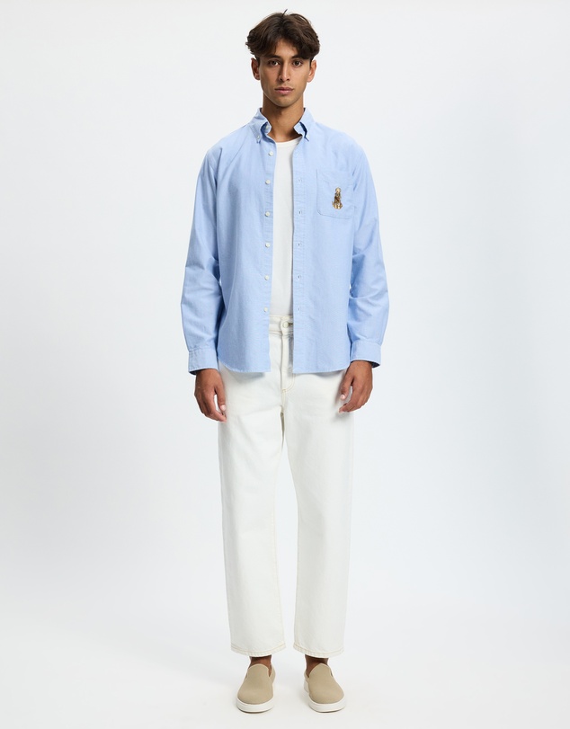 Polo Ralph Lauren - Custom Fit Dog-Embroidered Oxford Shirt