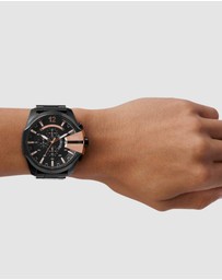Diesel - Mega Chief Black Chronograph Watch DZ4309