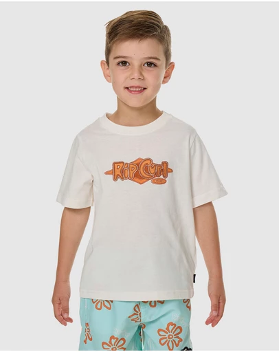 Rip Curl - Ride The Wave Logo Tee - Babies-Teens