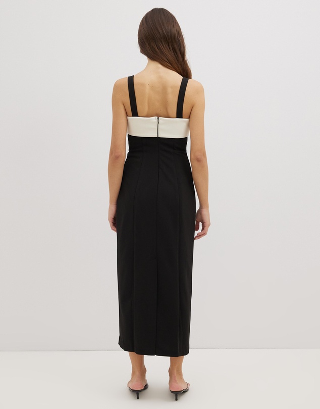 Dazie - Living Life Two Tone Midi Dress