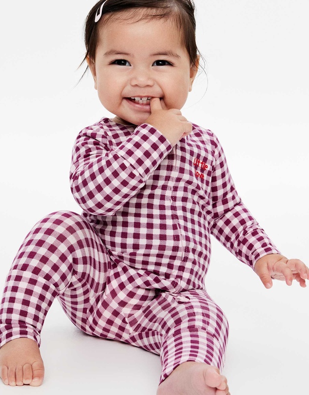 Cotton On Kids - Growie Long Sleeve Zip Romper