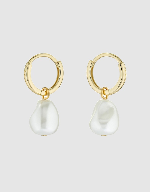 Ted Baker - Periaa Pearl Huggie Earrings
