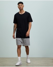 Surrounded By Ghosts - The Andesine Low Crotch French Terry Drawstring Shorts